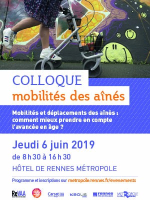 Colloque à Rennes : la mobilité des ainés