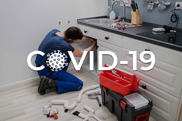 Plombier – installateur sanitaire (tous lieux) : quelles précautions prendre contre le COVID-19 ? 